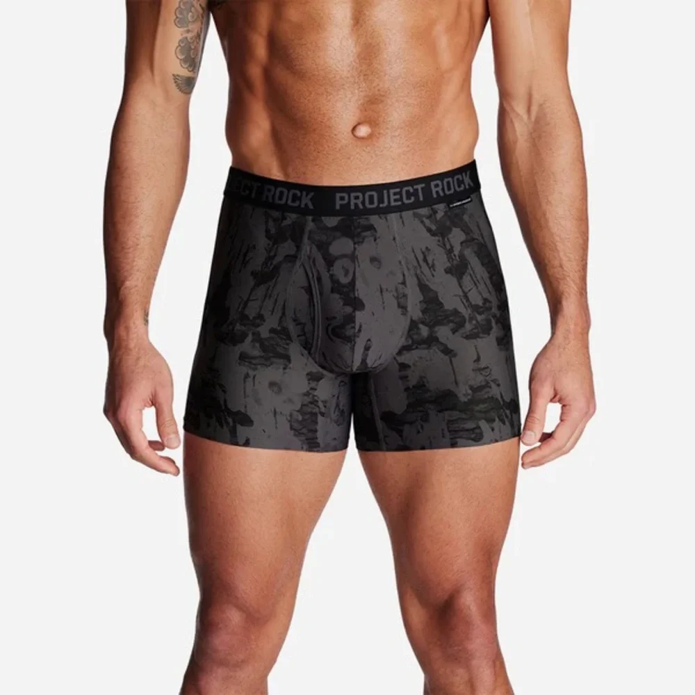 Under Armour Project Rock Tech 5” Mesh BoxerJock Men’s Boxer Briefs 1383888-001